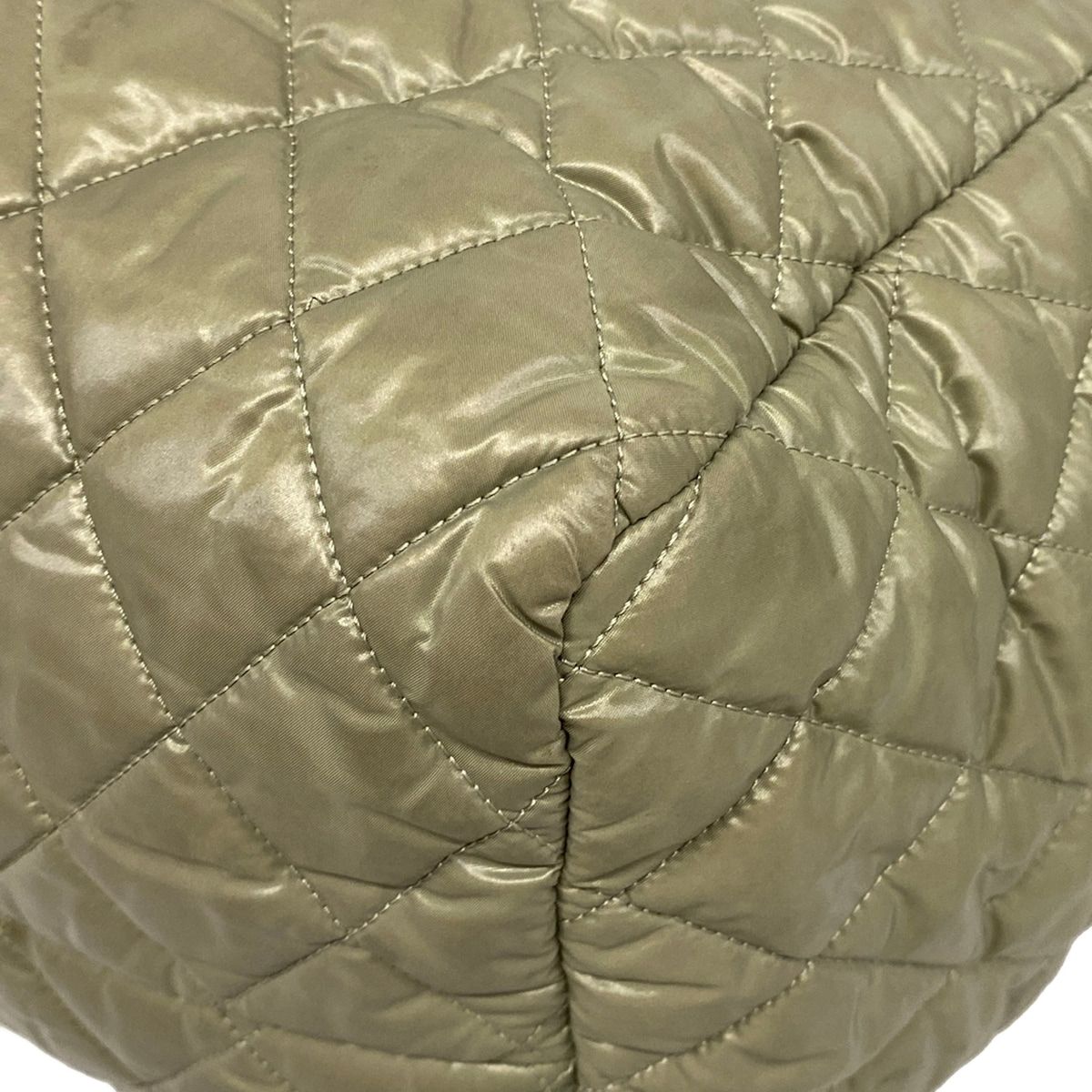 Chanel Handbag Coco Dark Green Leather — view 6