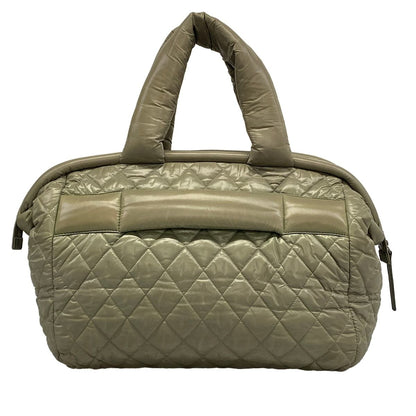 Chanel Handbag Coco Dark Green Leather — view 3
