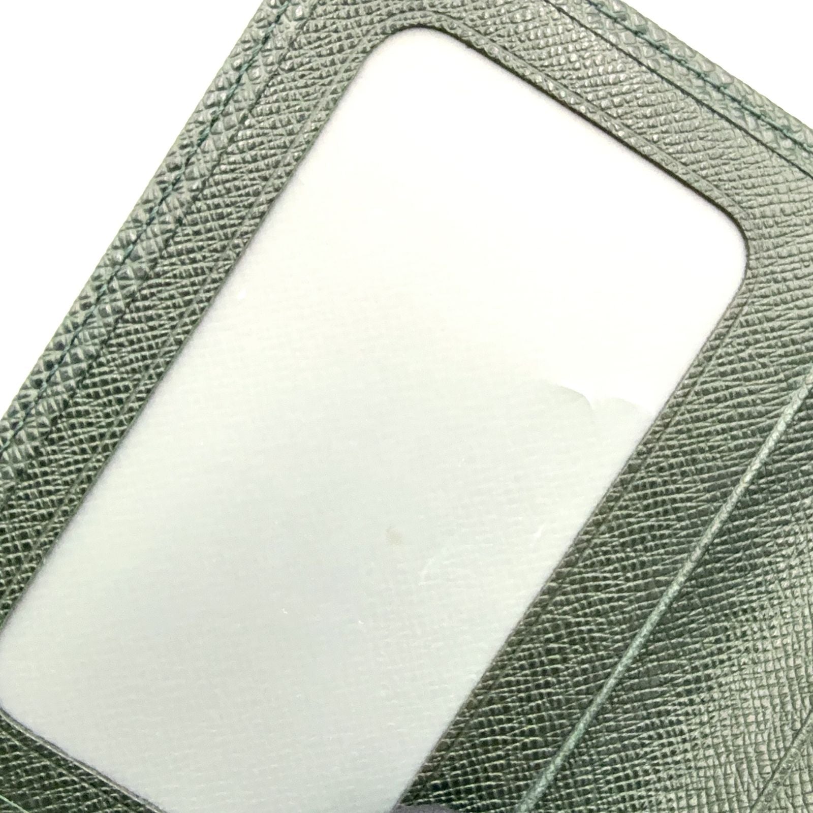 Louis Vuitton Porto 2 Cult Vertical Taiga Leather Dark Green Card Case — view 5