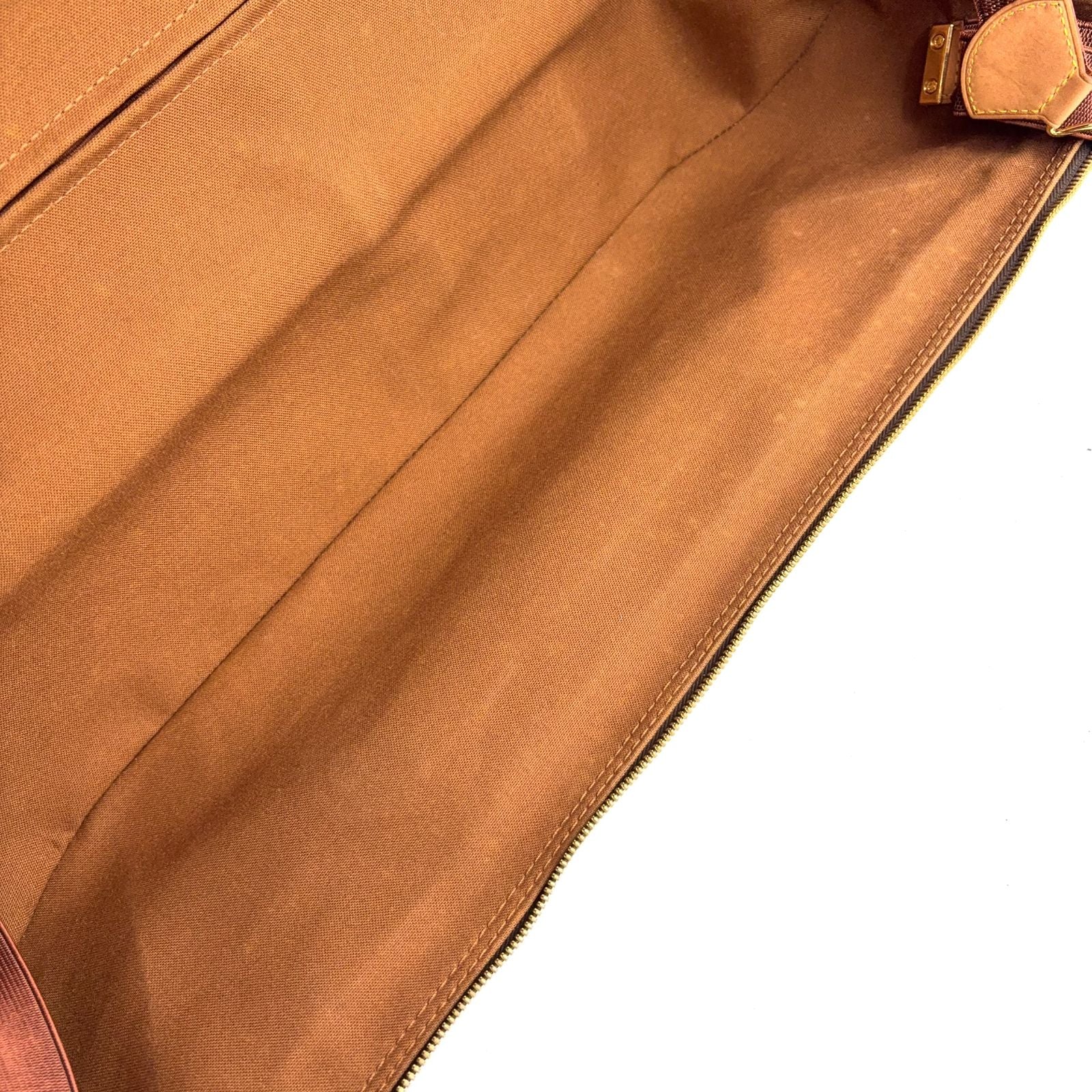 Louis Vuitton Pegase 55 Monogram Carry Leather Brown Light Travel Bag Gold — view 6