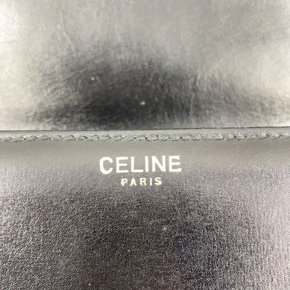 Celine Horse Carriage Calf Black Shoulder Bag Gold — view 4