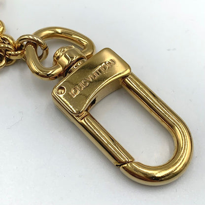 Louis Vuitton Fleur de Monogram Off White Gold Beige Charm Keychain — view 4