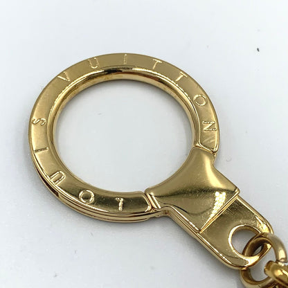 Louis Vuitton Fleur de Monogram Off White Gold Beige Charm Keychain — view 5