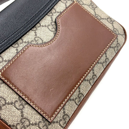 Gucci Padlock Mini 2-Way Hand Leather Brown Black Beige Shoulder Bag Gold — view 6
