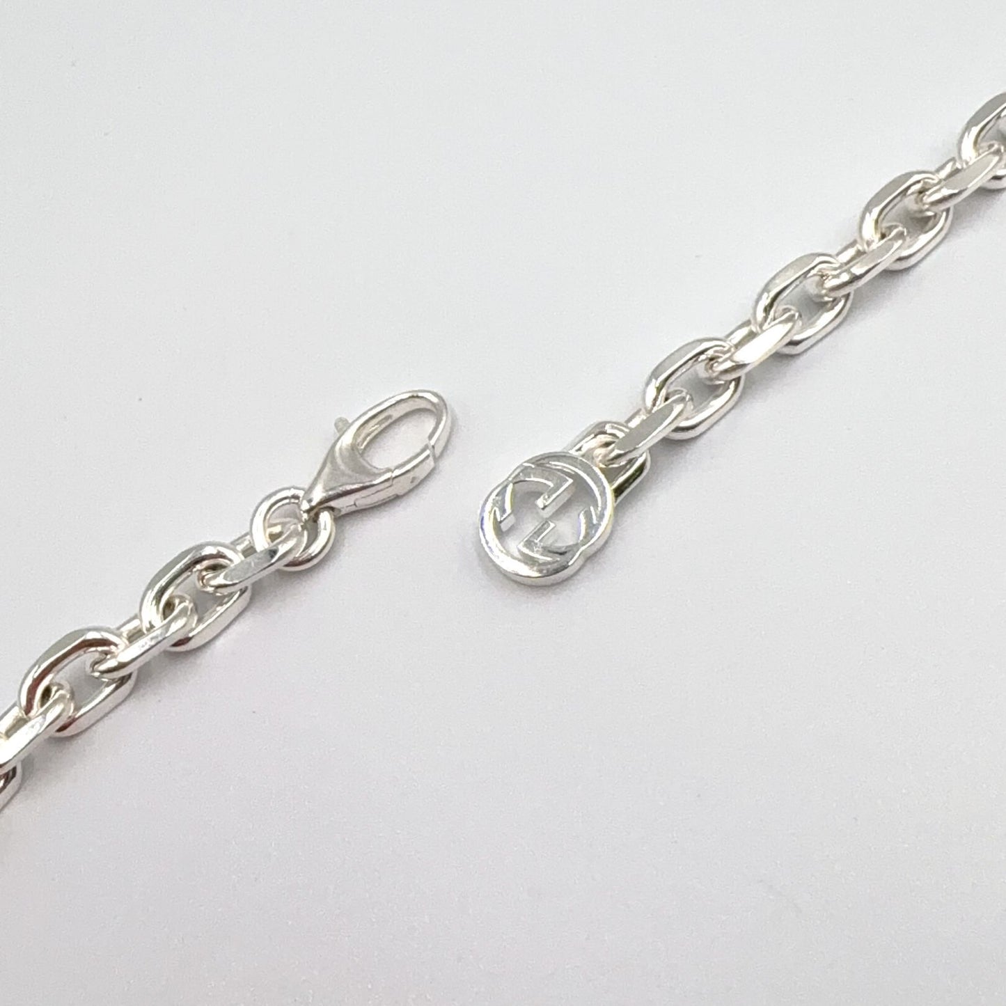 Gucci Interlocking Silver Necklace — view 7