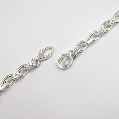 Gucci Interlocking Silver Necklace — view 7