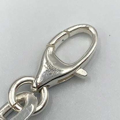Gucci Interlocking Silver Necklace — view 4