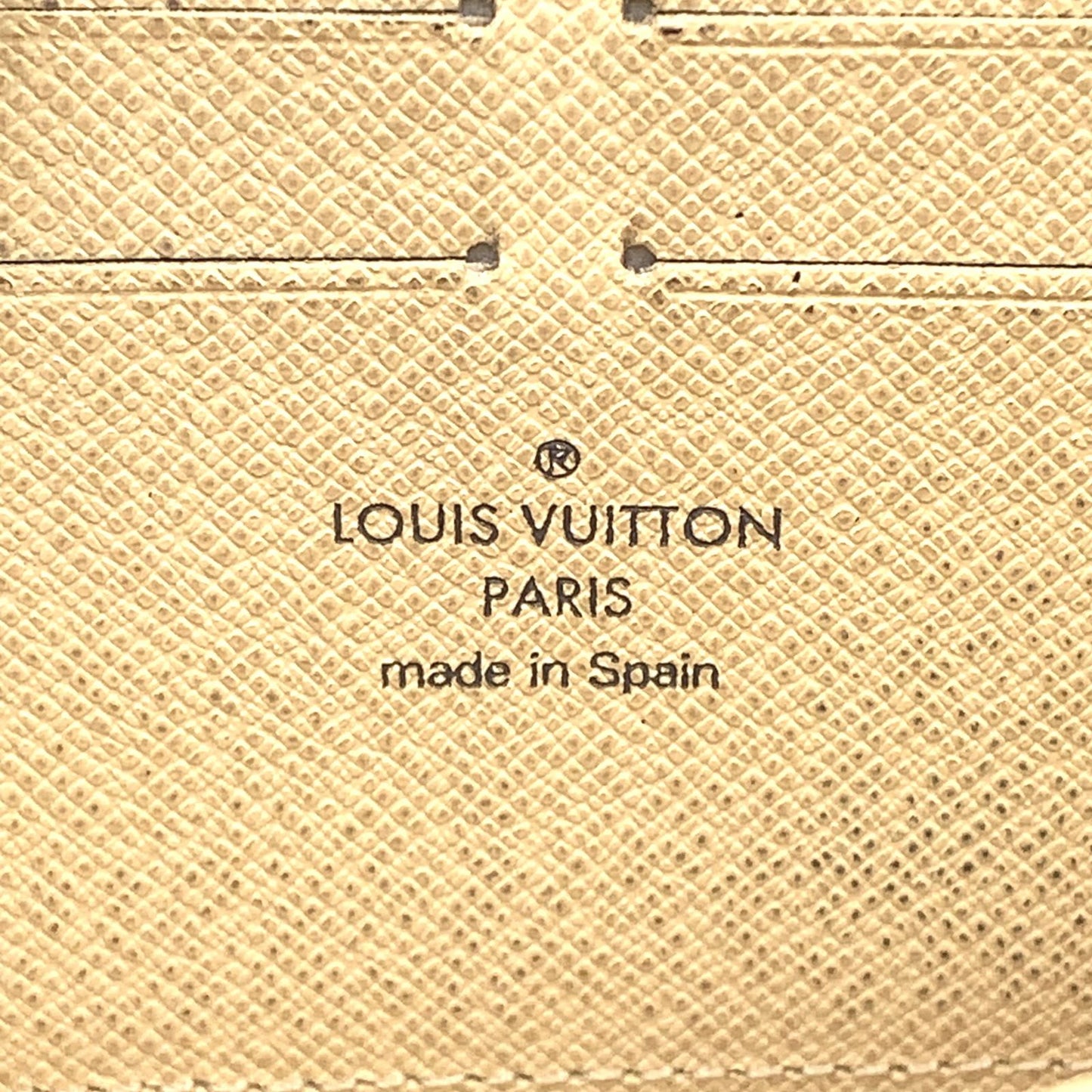 Louis Vuitton Zippy Wallet Damier Azur Leather White Round Gold — view 4