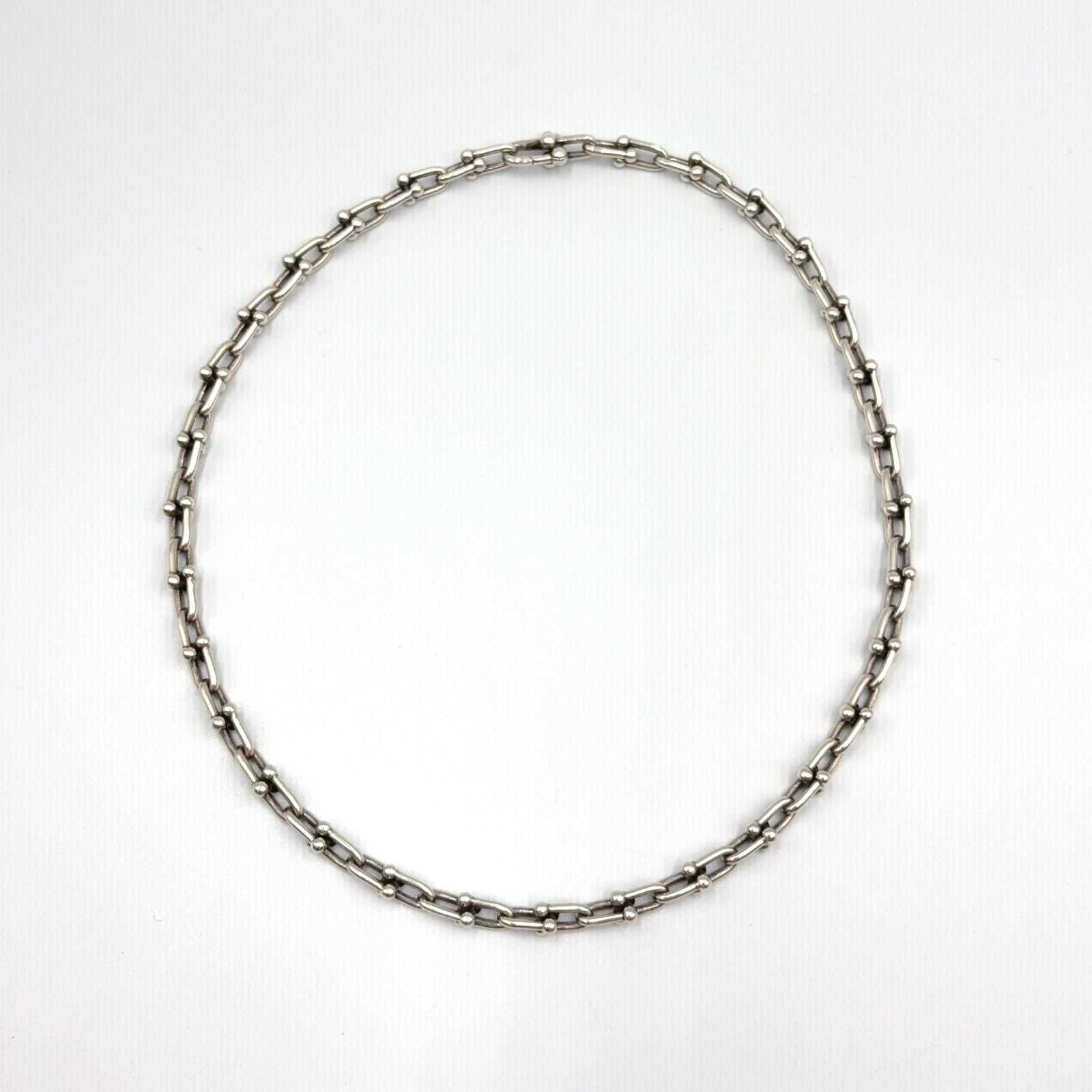 Tiffany & Co Small Link Silver Necklace — view 3