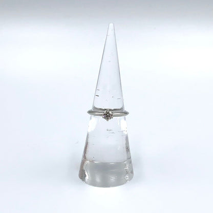 Tiffany & Co Solitaire Diamond Clear Platinum Ring — view 5