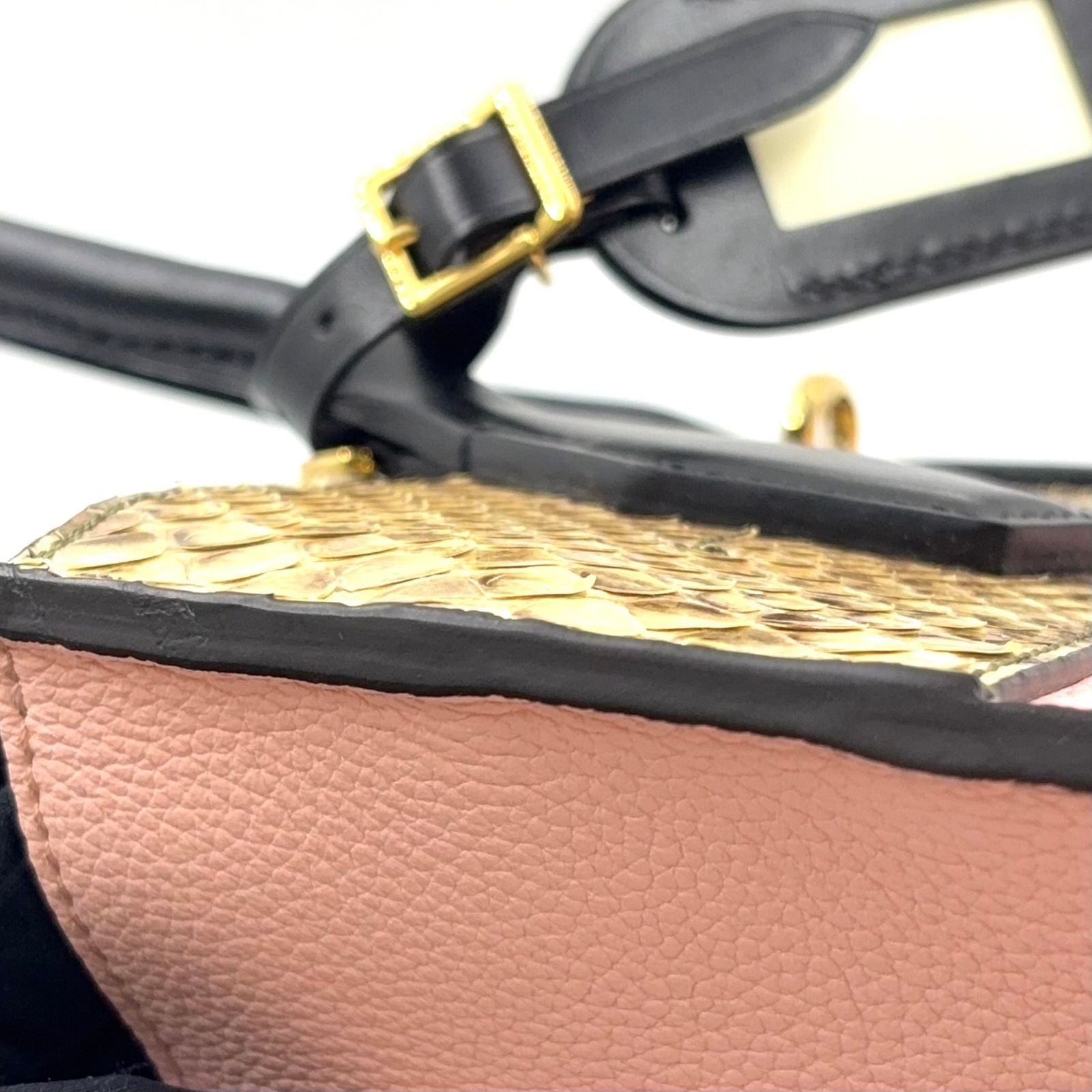 Louis Vuitton City Steamer 2-Way Leather Pink Black Handbag Gold — view 6