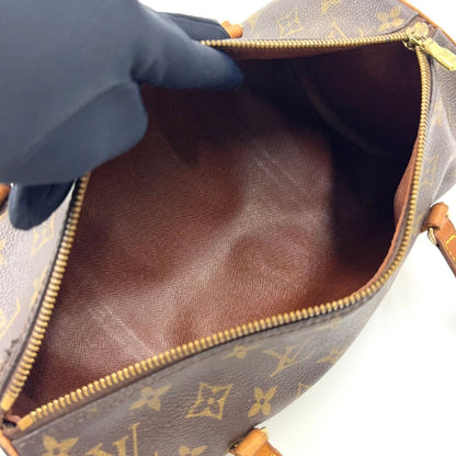 Louis Vuitton Papillon 30 Monogram Leather Brown Handbag Gold — view 3