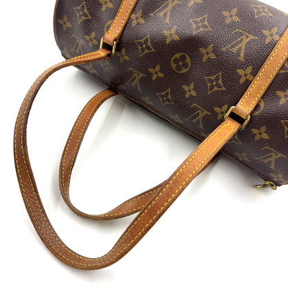 Louis Vuitton Papillon 30 Monogram Leather Brown Handbag Gold — view 5