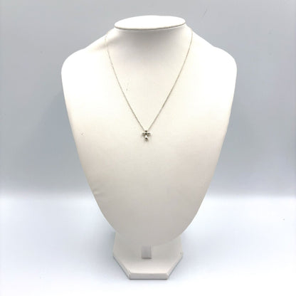 Tiffany & Co Teardrop Cross Silver Necklace — view 9