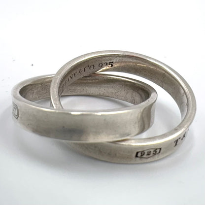 Tiffany & Co Interlocking Silver Ring — view 8