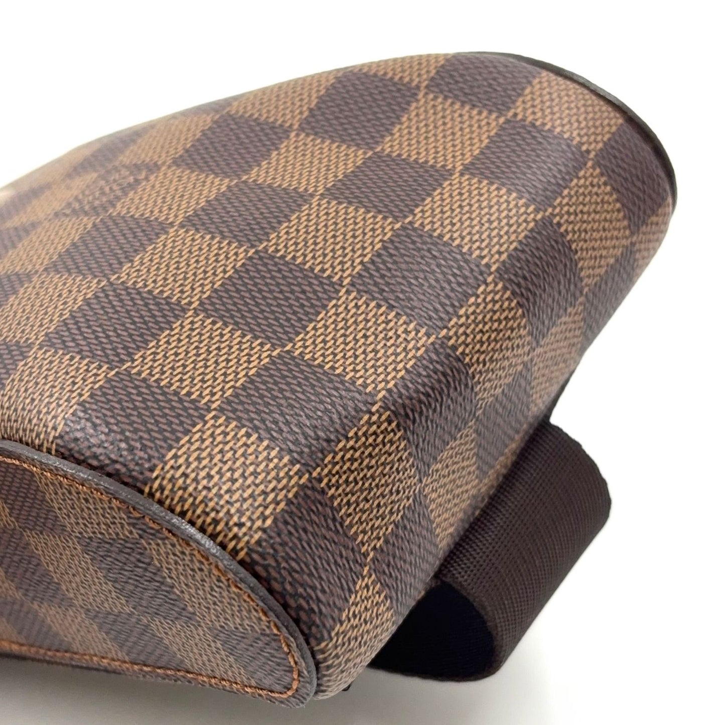 Louis Vuitton Damier Geronimos Brown Belt Bag Gold — view 6