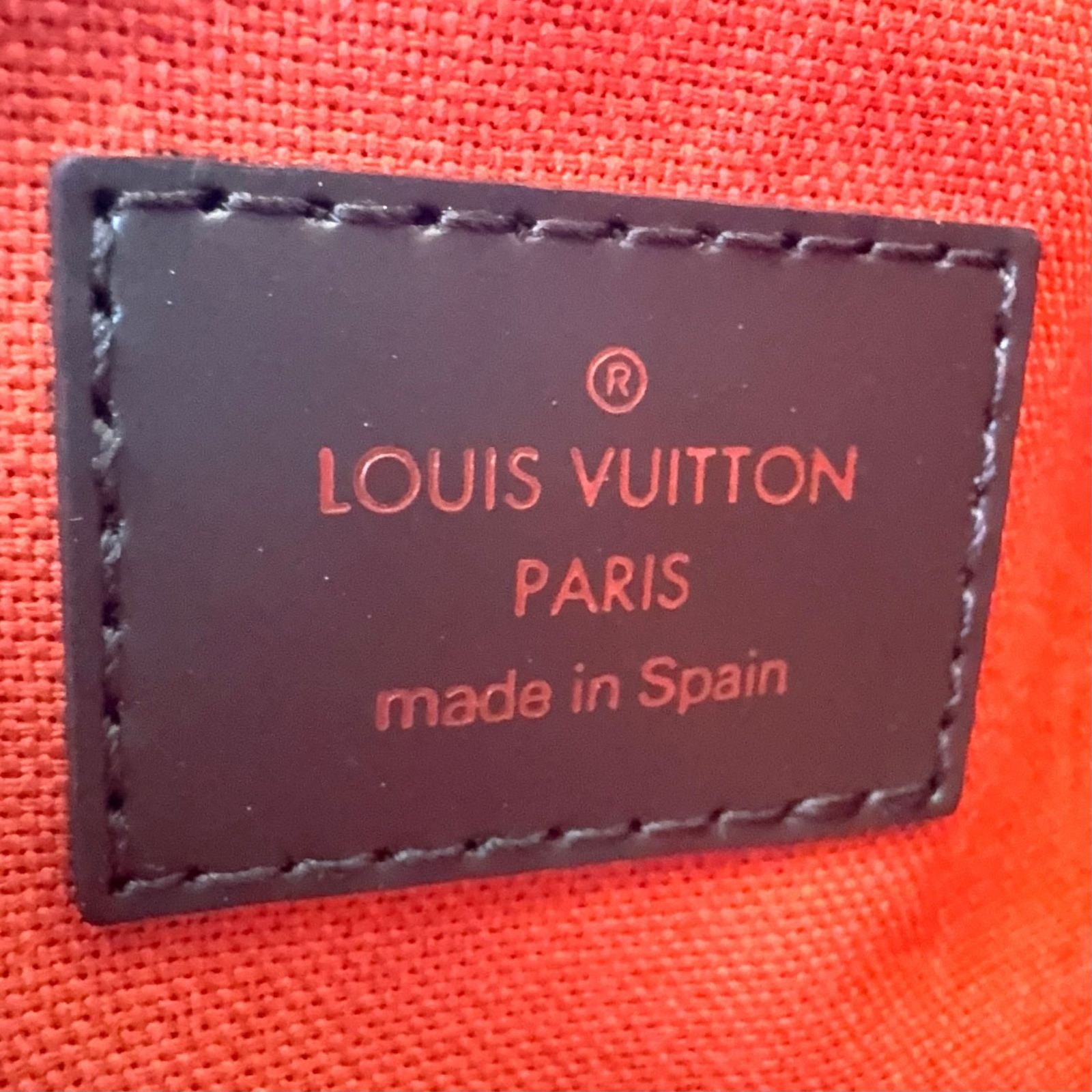 Louis Vuitton Damier Geronimos Brown Belt Bag Gold — view 4