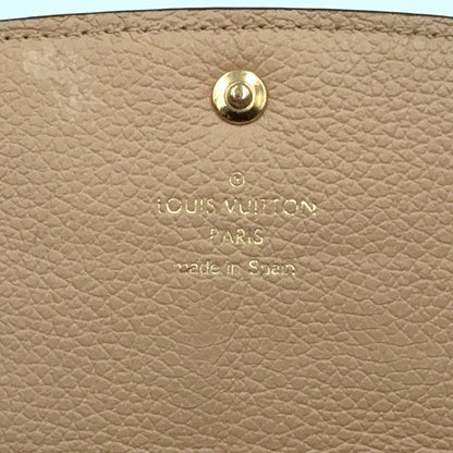 Louis Vuitton Portofoy Emily Monogram Empreinte Initials Leather Black Bifold — view 4