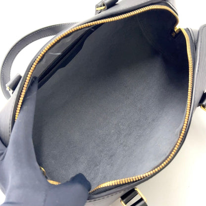 Louis Vuitton Soufflo Epi Noir Leather Black Handbag Gold — view 3