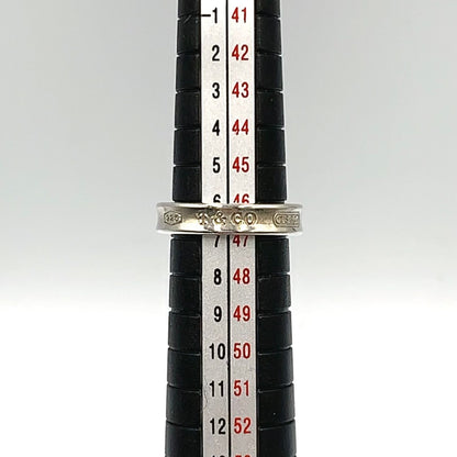 Tiffany & Co Narrow Silver Ring — view 7