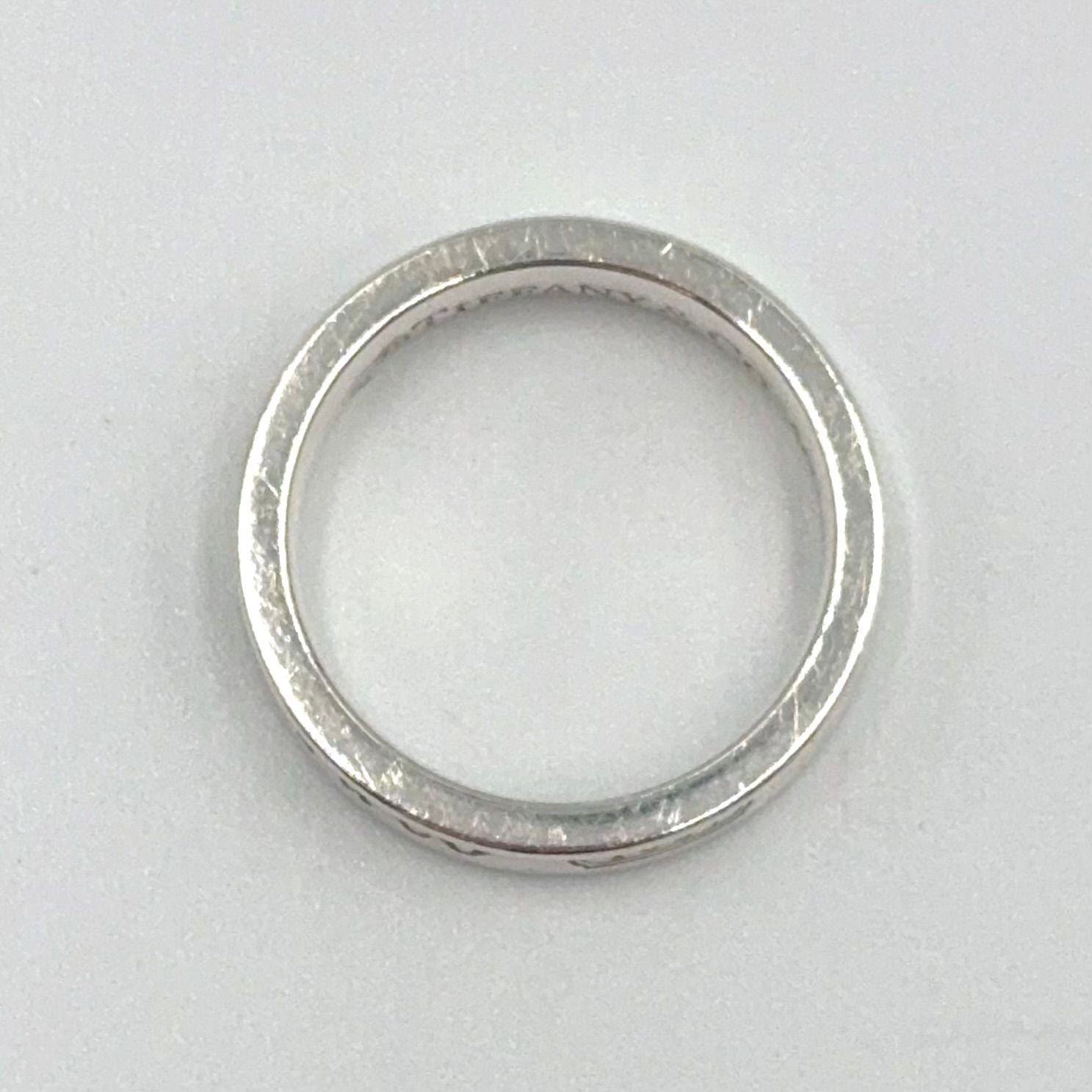 Tiffany & Co Narrow Silver Ring — view 3