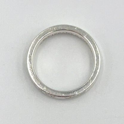 Tiffany & Co Narrow Silver Ring — view 3