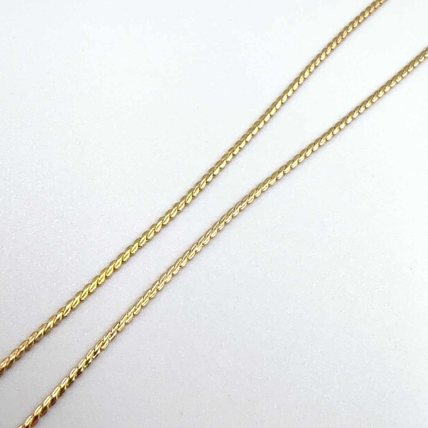Dior Teardrop Rhinestone Color Stone Clear Gold Necklace — view 6