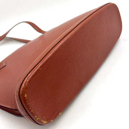 Louis Vuitton Lussac Epi Kenya Brown Leather Shoulder Bag Gold — view 7