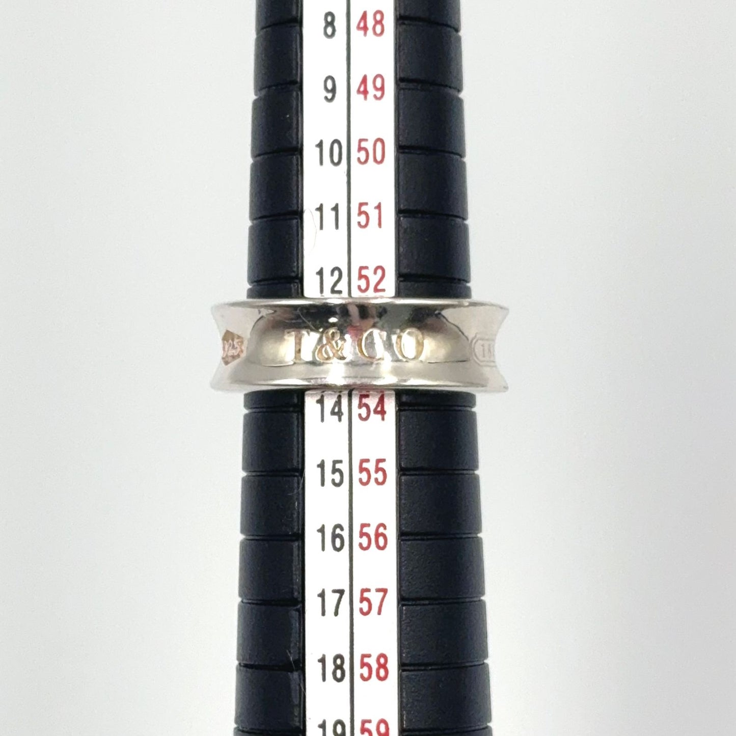Tiffany & Co Narrow Silver Ring — view 9
