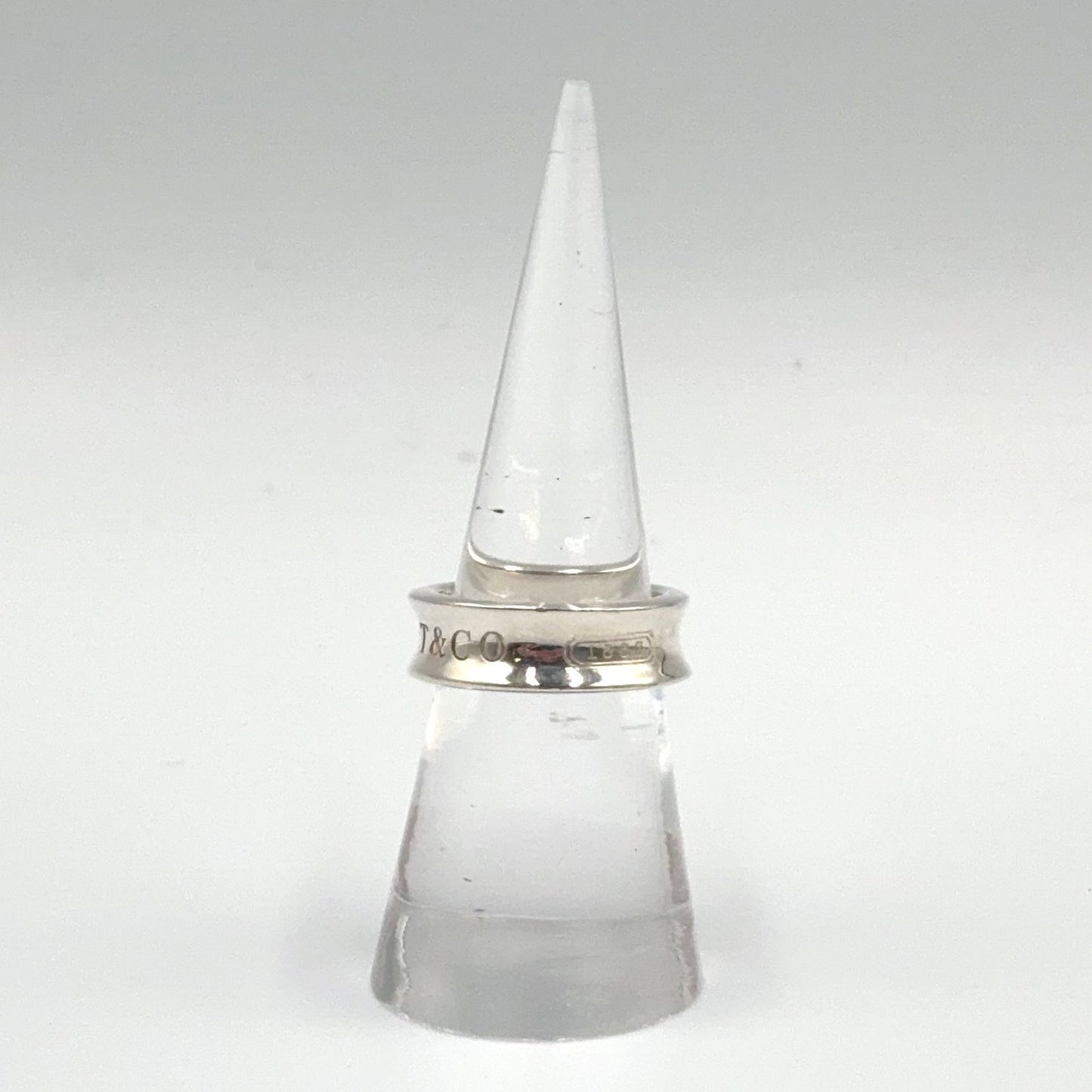 Tiffany & Co Narrow Silver Ring — view 5
