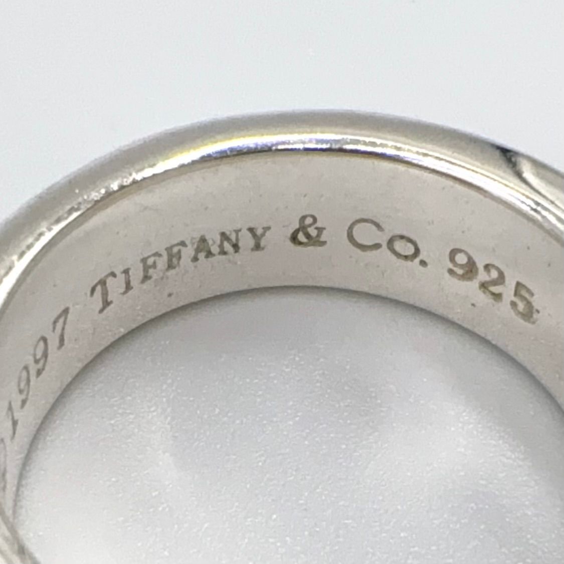 Tiffany & Co Narrow Silver Ring — view 4