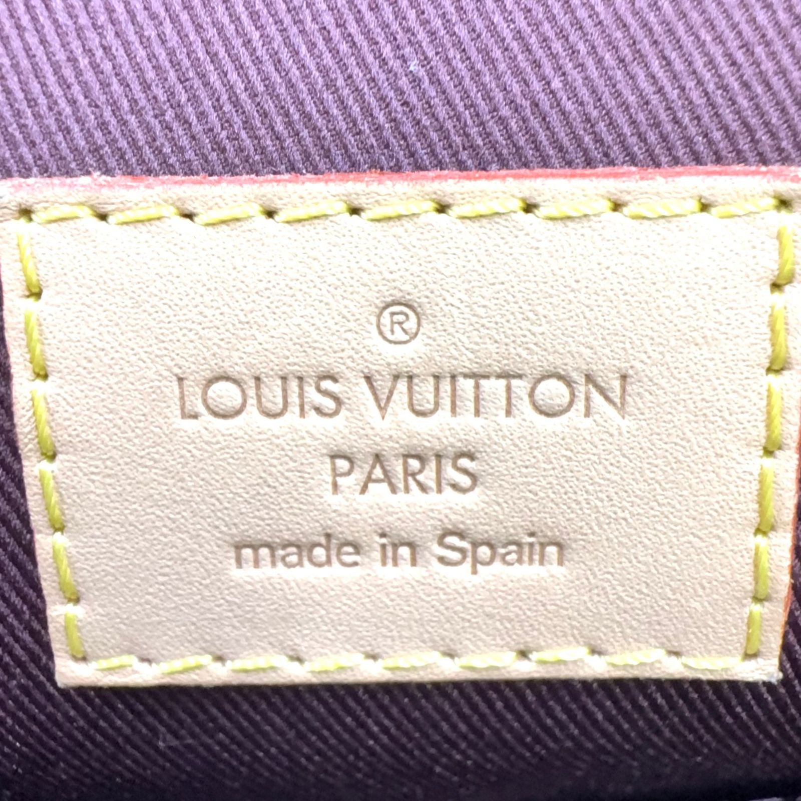 Louis Vuitton Cluny Monogram 2-Way Shoulder Leather Brown Handbag Gold — view 4