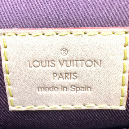 Louis Vuitton Cluny Monogram 2-Way Shoulder Leather Brown Handbag Gold — view 4