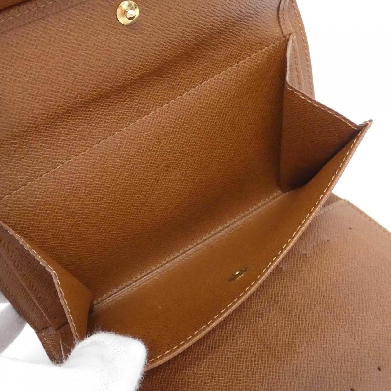 Louis Vuitton Monogram Porte Tresor Etui Papiers Wallet Handbag — view 6