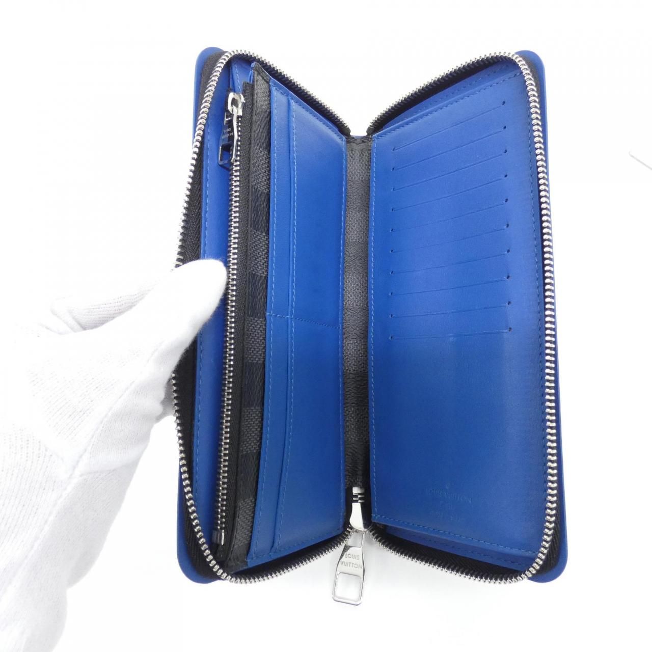 Louis Vuitton Damier Graphite Zippy Wallet Vertical — view 6