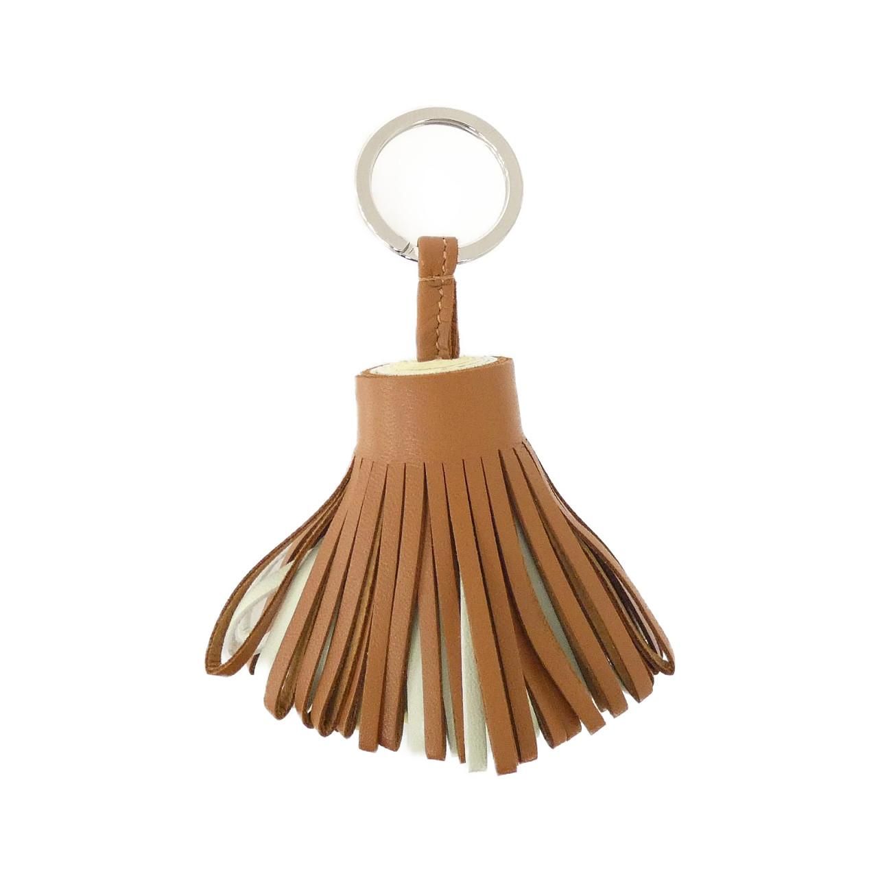 Hermes Carmen Tricolor Key Ring Key Holder