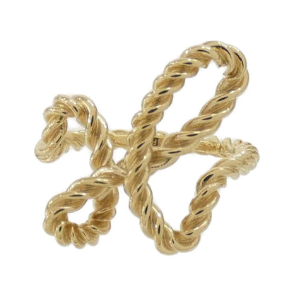 Hermes Code Scarf Ring Gold