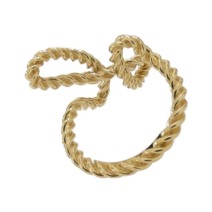 Hermes Code Scarf Ring Gold — view 3