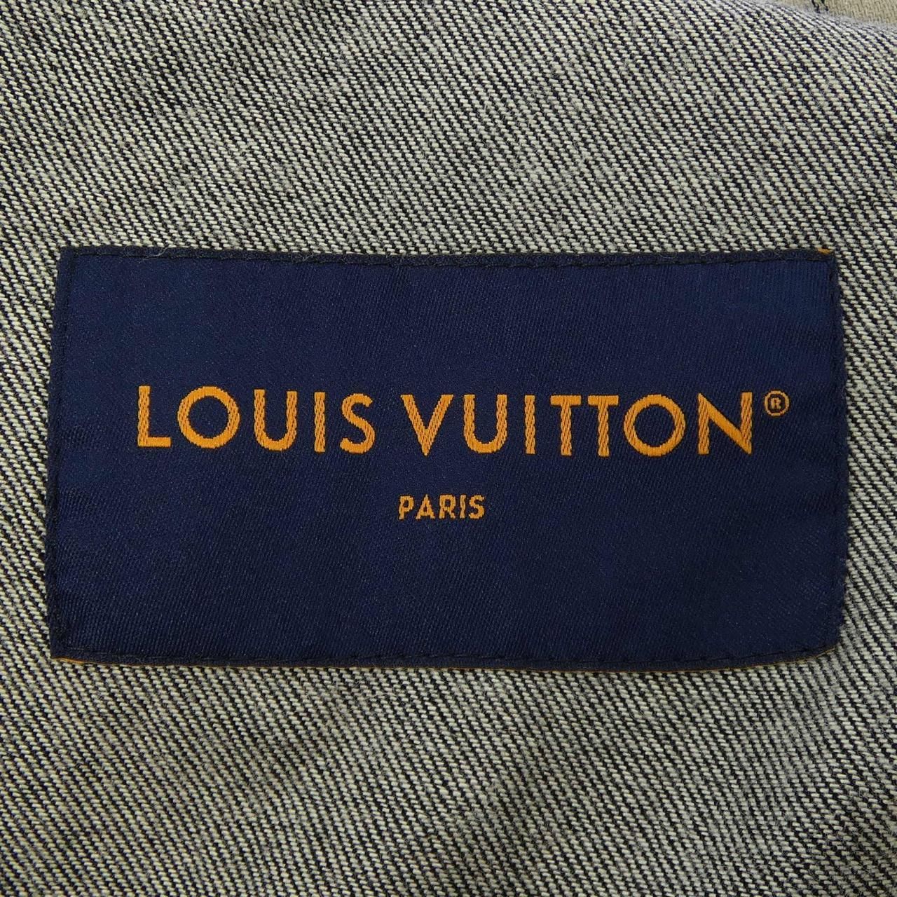 Louis Vuitton Check Denim Overshirt Shirt — view 4