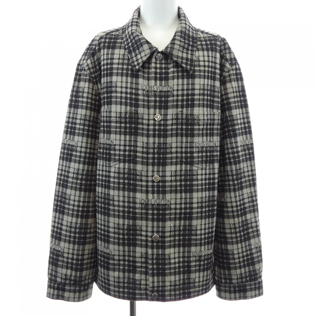 Louis Vuitton Check Denim Overshirt Shirt