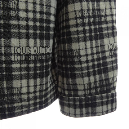 Louis Vuitton Check Denim Overshirt Shirt — view 6
