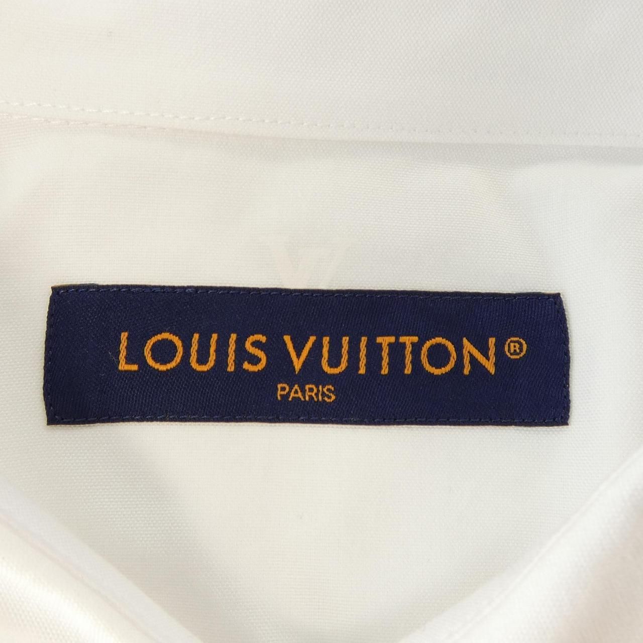 Louis Vuitton LV Blason Print Long Sleeve Cotton Shirt — view 4