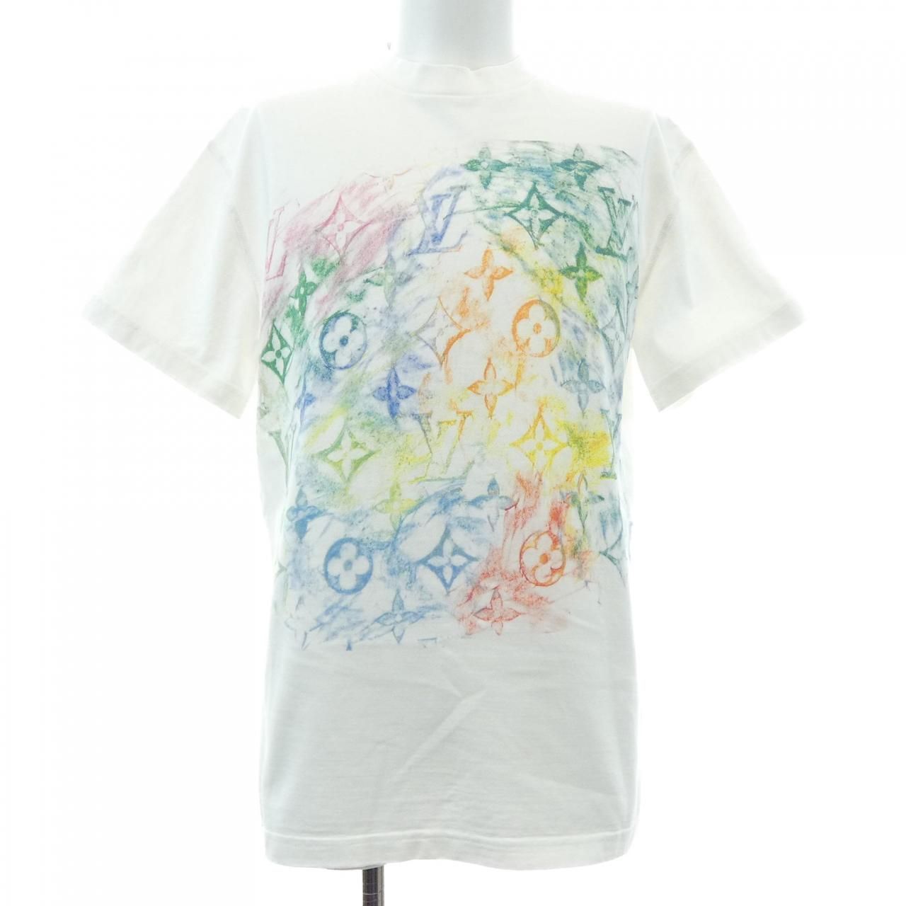 Louis Vuitton Front Printed Pastel T-Shirt