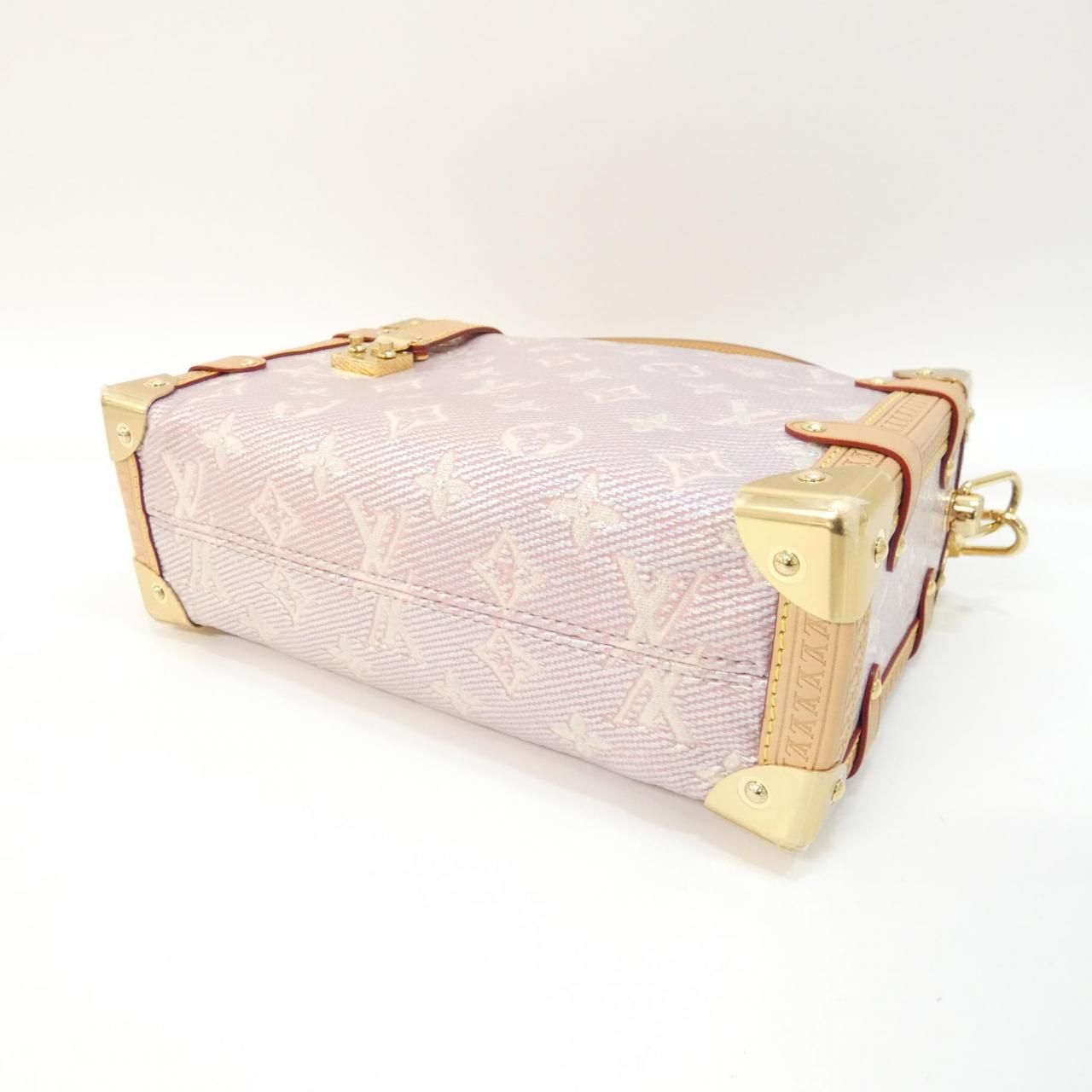 Louis Vuitton Monogram Laminated Jacquard Side Trunk — view 3