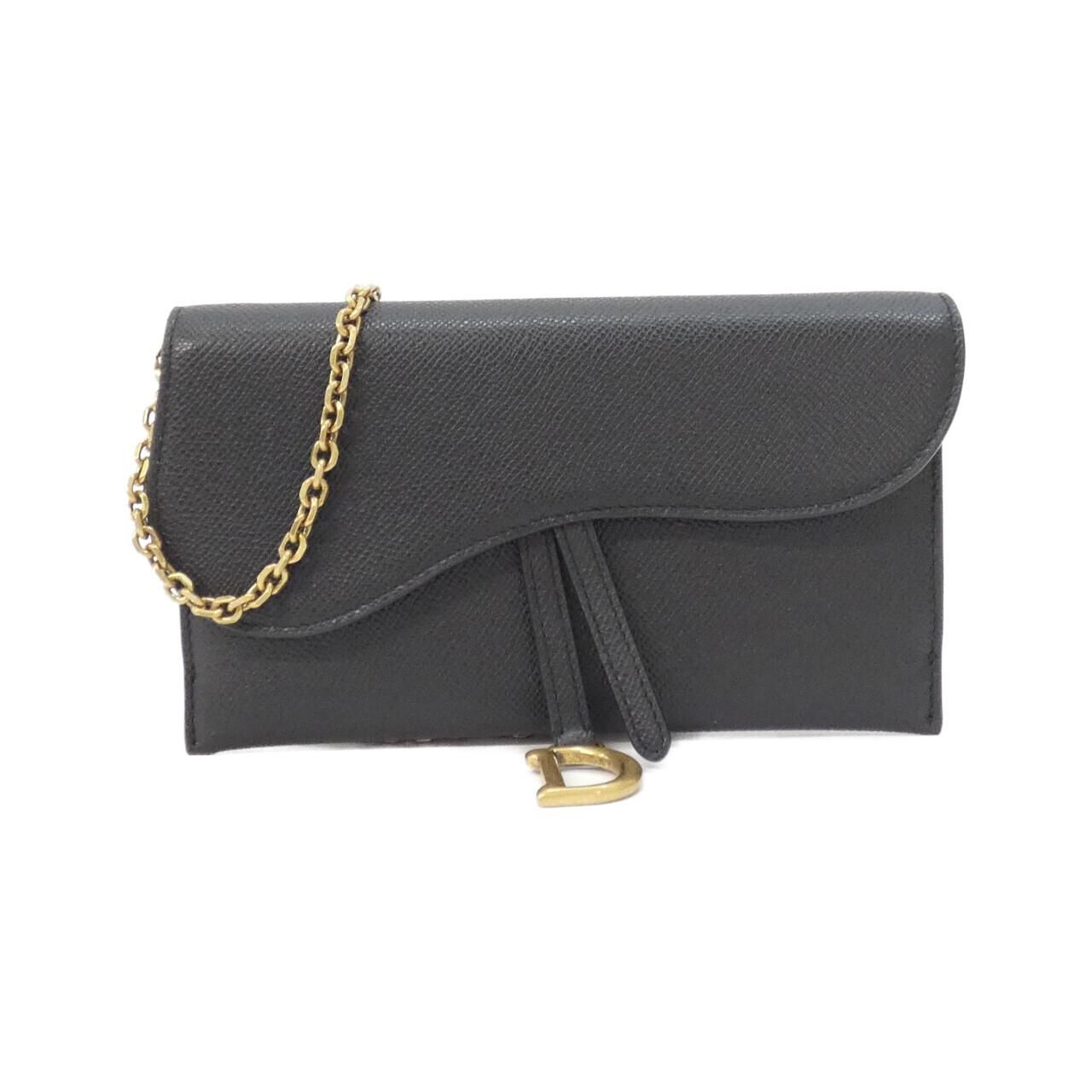 Dior Saddle Chain Shoulder Bag Black
