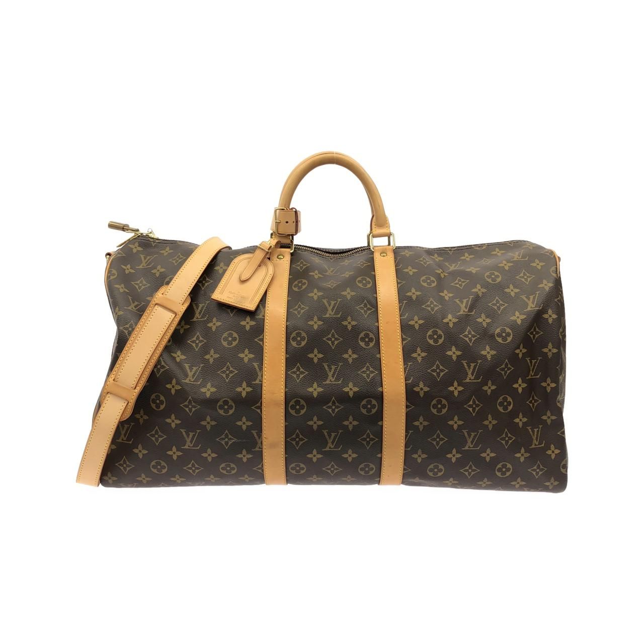 Louis Vuitton Monogram Keepall Bandouliere 55 cm Boston