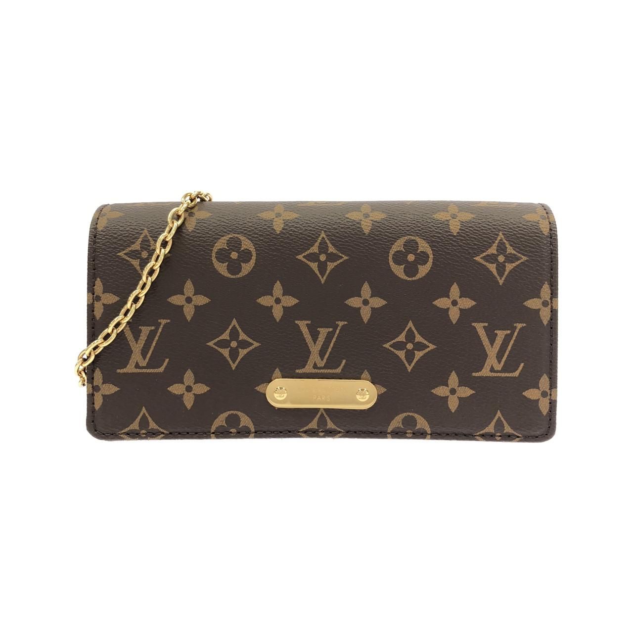 Louis Vuitton Monogram Wallet on Chain Lily Shoulder