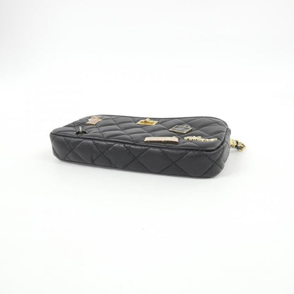 Chanel Chain Shoulder Bag Black — view 3