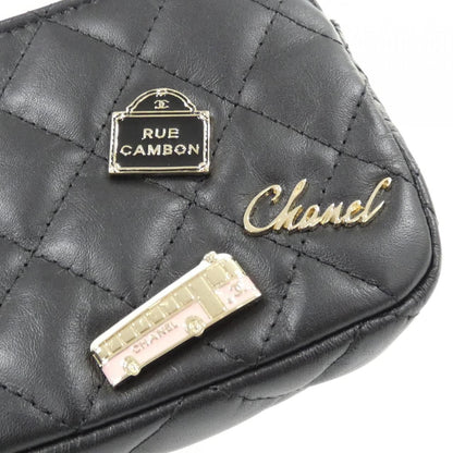 Chanel Chain Shoulder Bag Black — view 4