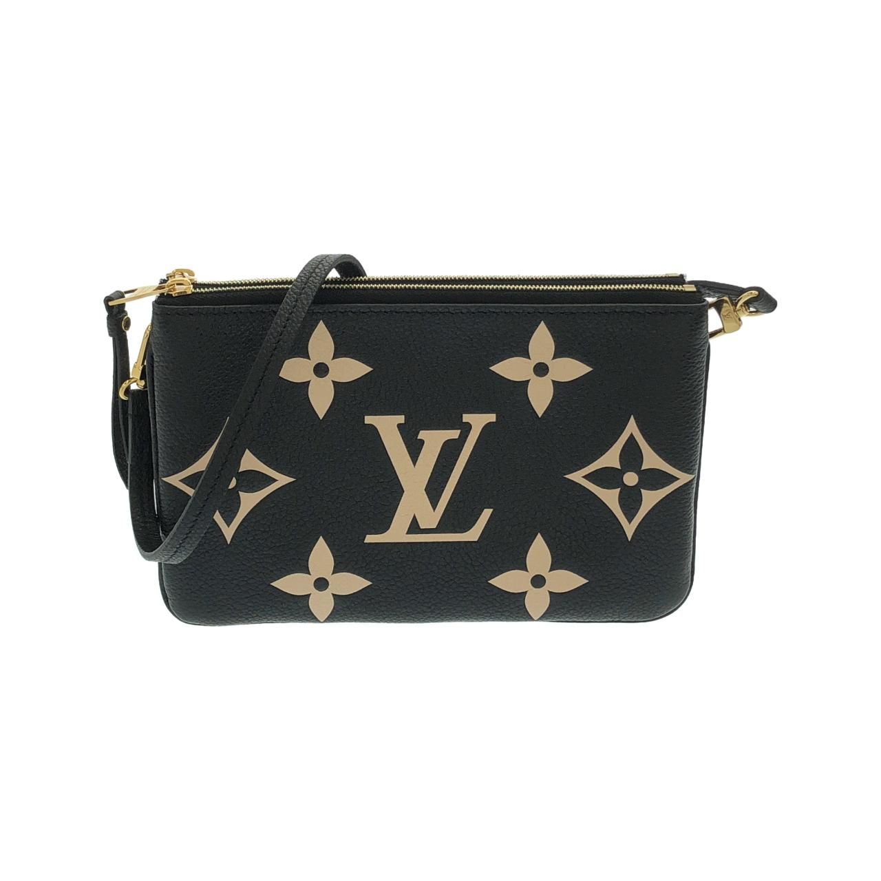 Louis Vuitton Bicolor Monogram Empreinte Pochette Double Zip Shoulder